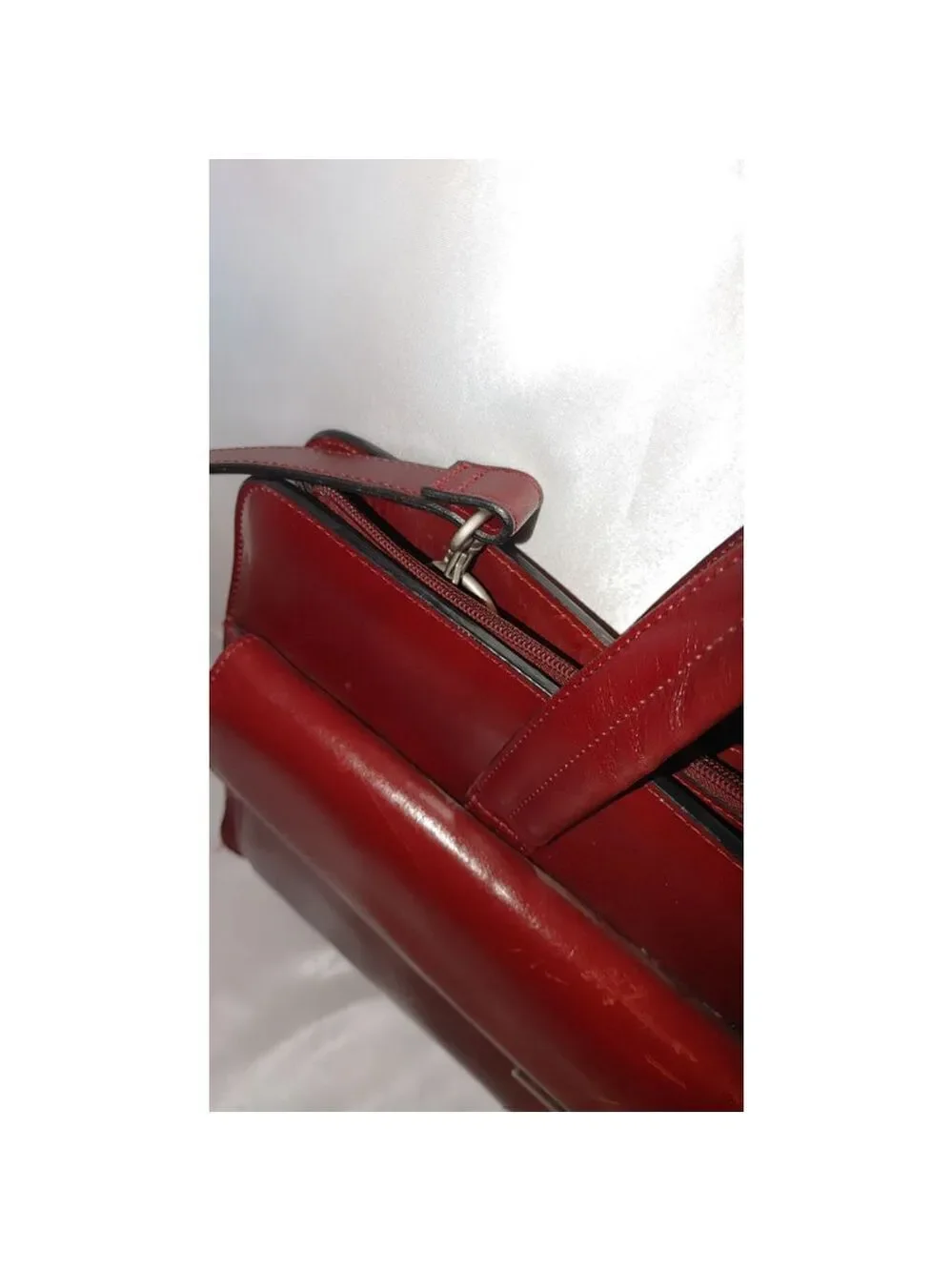 Vera Pelle Leather Laptop Attache Case